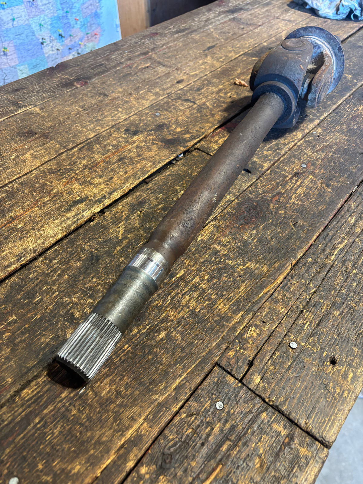 99-02 Dodge Ram Driver Drivers Side Front Axle With Stub Shaft