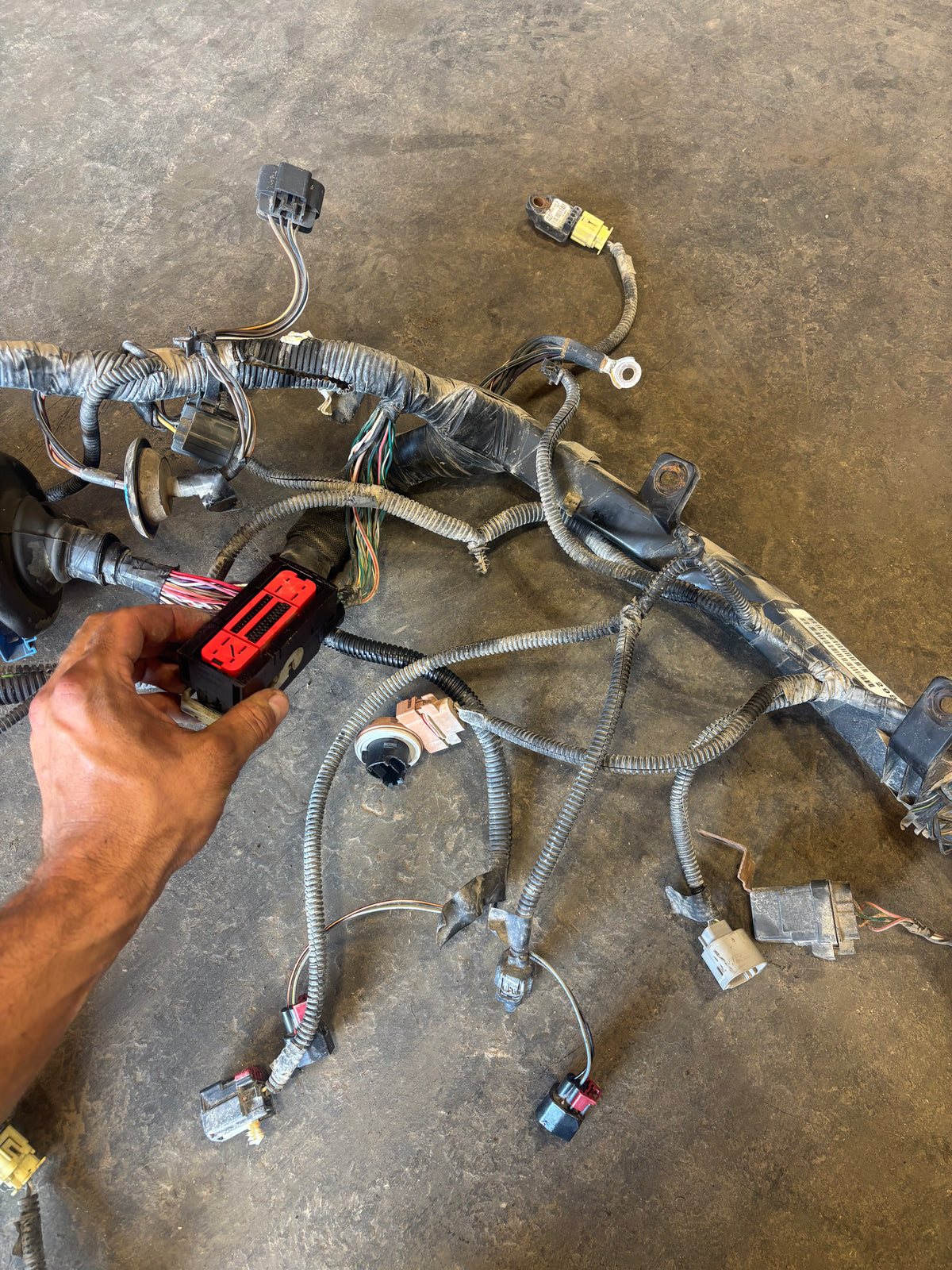 2008 DODGE RAM 1500 2500 GAS ENGINE BAY WIRING HARNESS 68035298ac