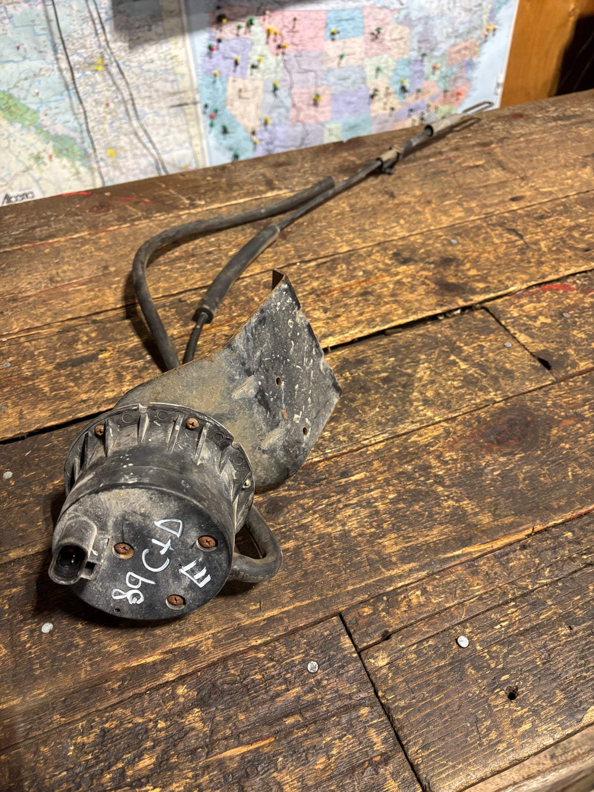 1989 1990 DODGE RAM 250 350 CUMMINS CRUISE SERVO CABLE SETUP 53007954