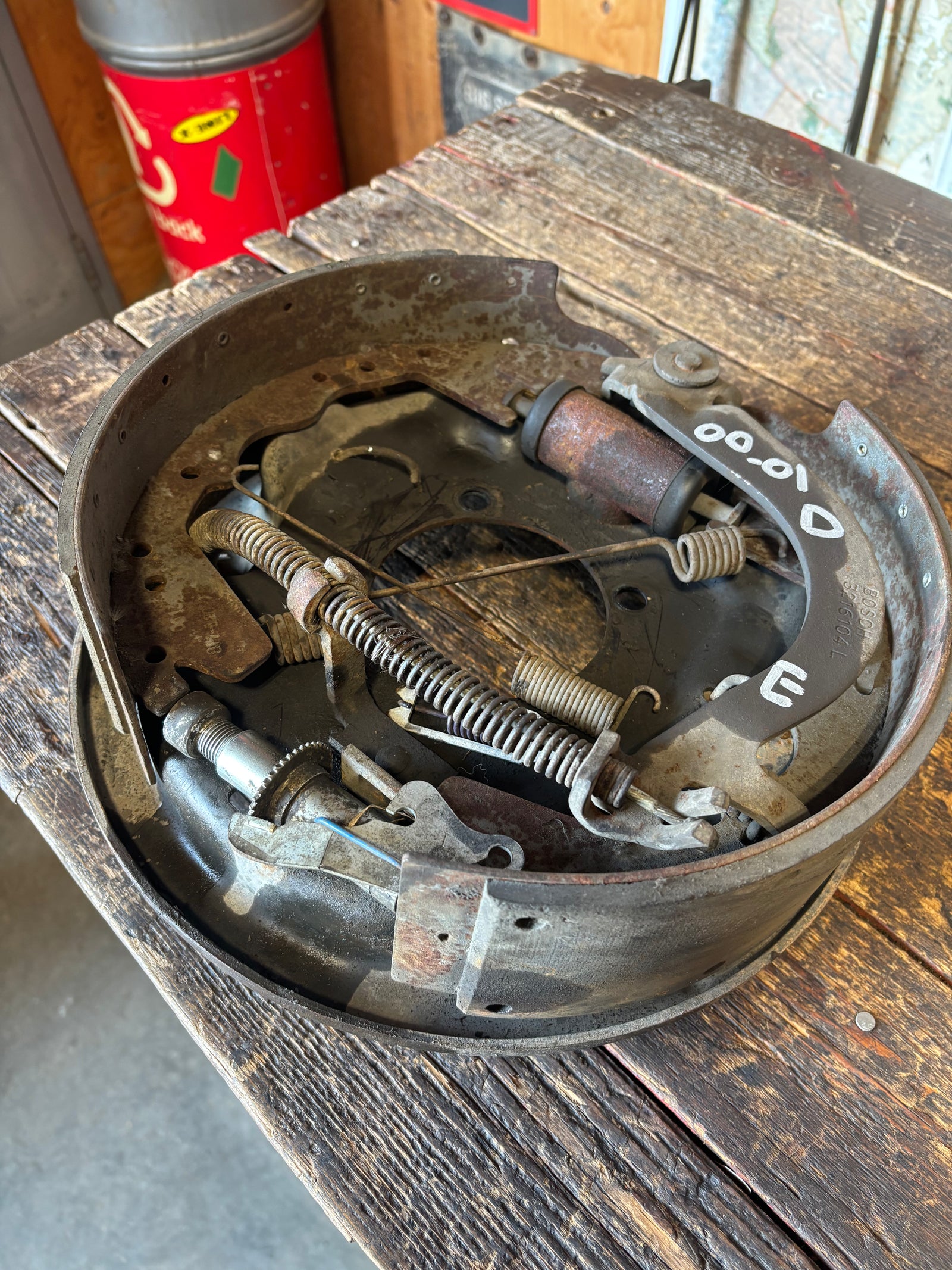 00-01 Dodge Ram Dana 80 Driver Side Backing Plate