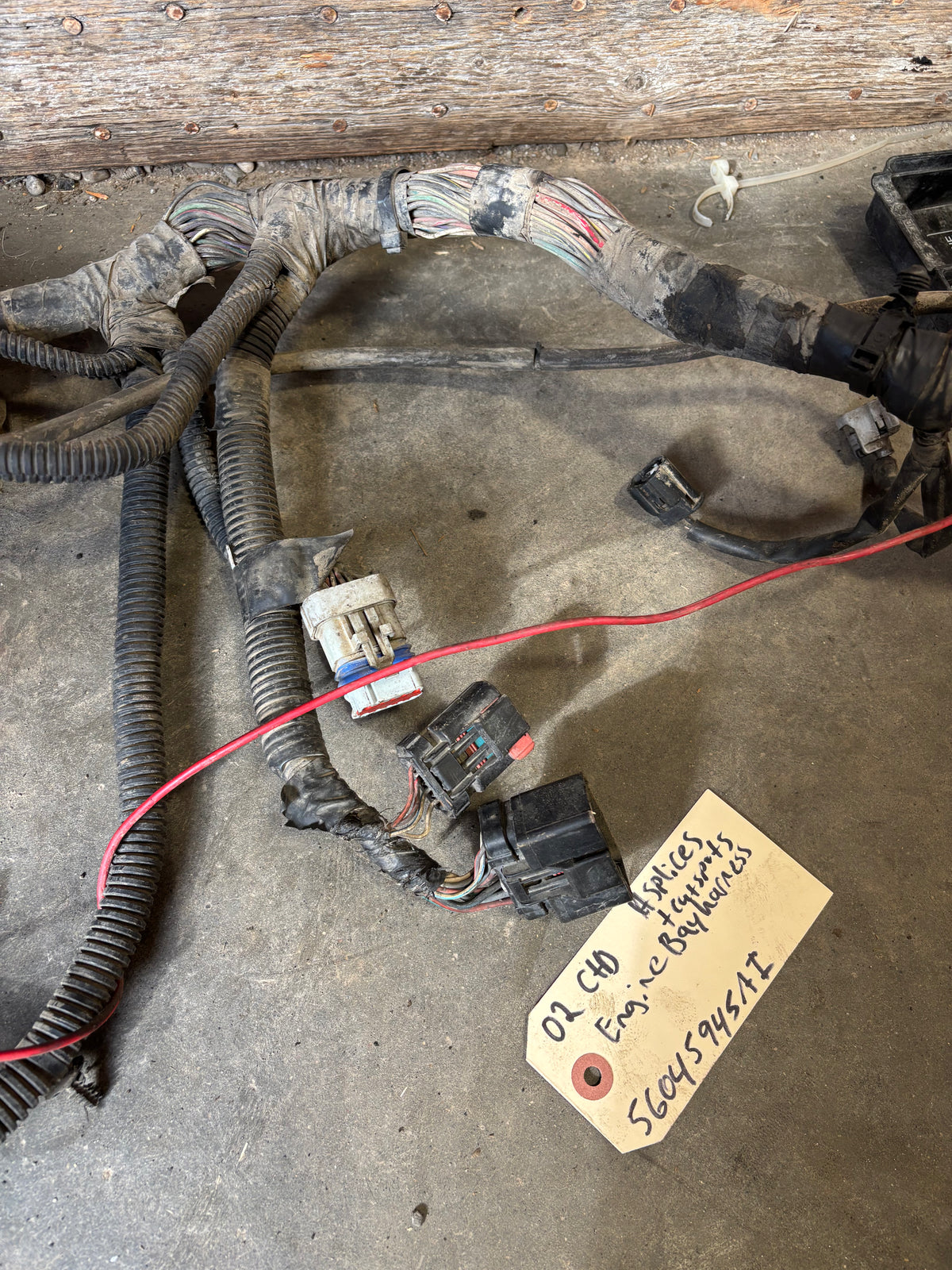 02 Dodge Ram Cummins Engine Bay Wiring Harness Fusebox