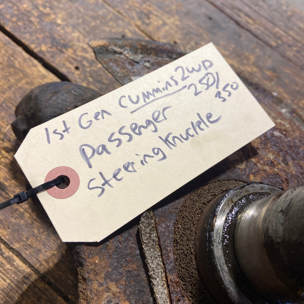 89-&#39;93 Ram Cummins 2WD Passenger Side Steering Knuckle/Spindle