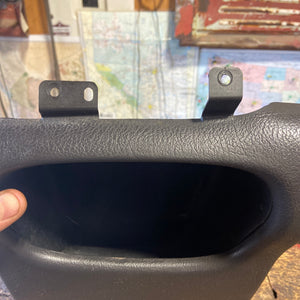 98-'02 Dodge Ram Dark Charcoal Agate Grey Dash Cubby Pocket For Manual Trucks