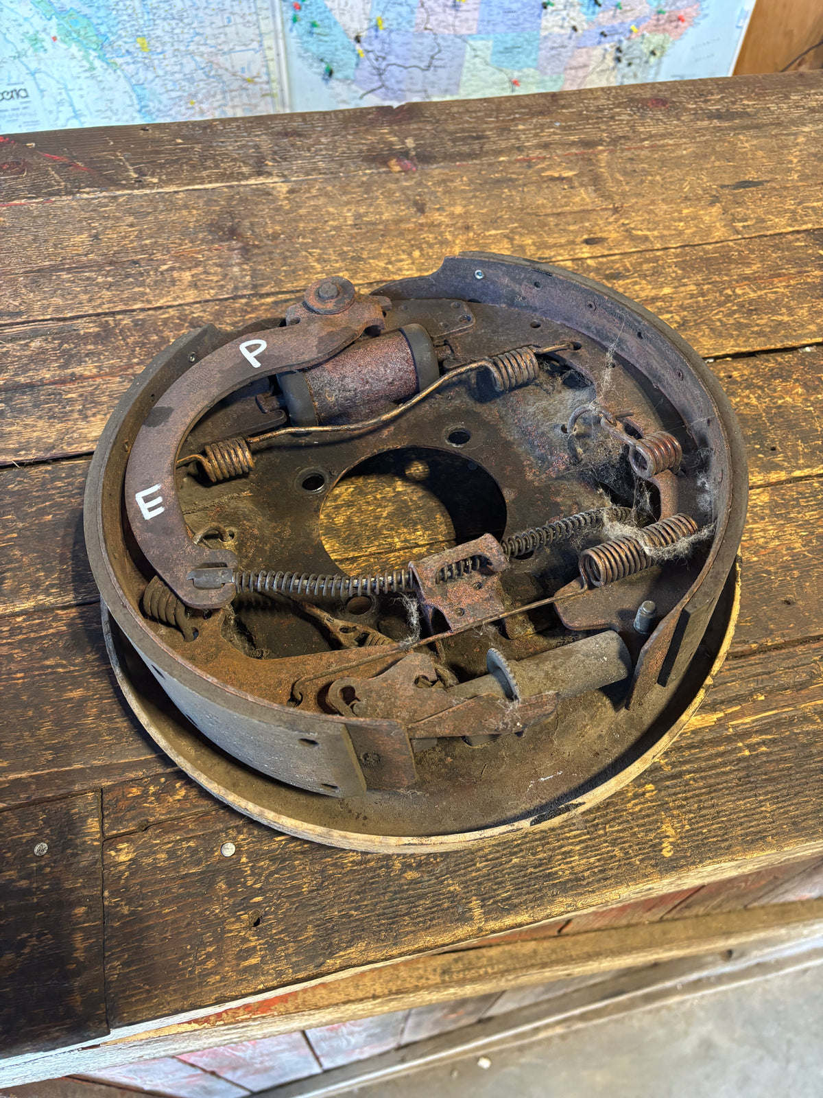 89-&#39;93 Dodge Ram Singlewheel Passenger Side Brake Backing Plate