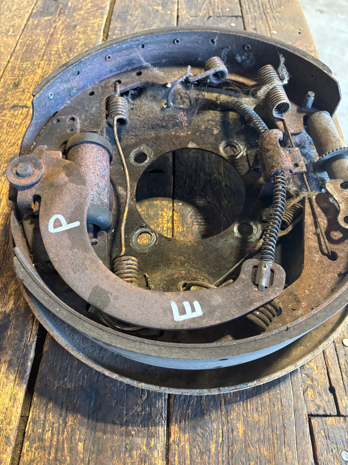 89-&#39;93 Dodge Ram Singlewheel Passenger Side Brake Backing Plate