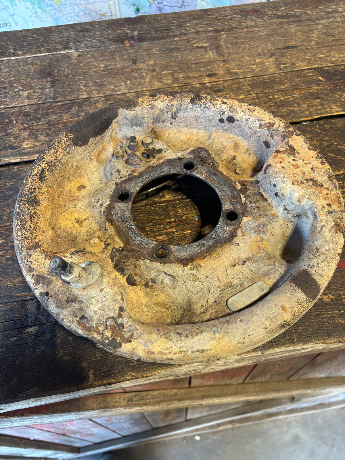 89-&#39;93 Dodge Ram Singlewheel Passenger Side Brake Backing Plate