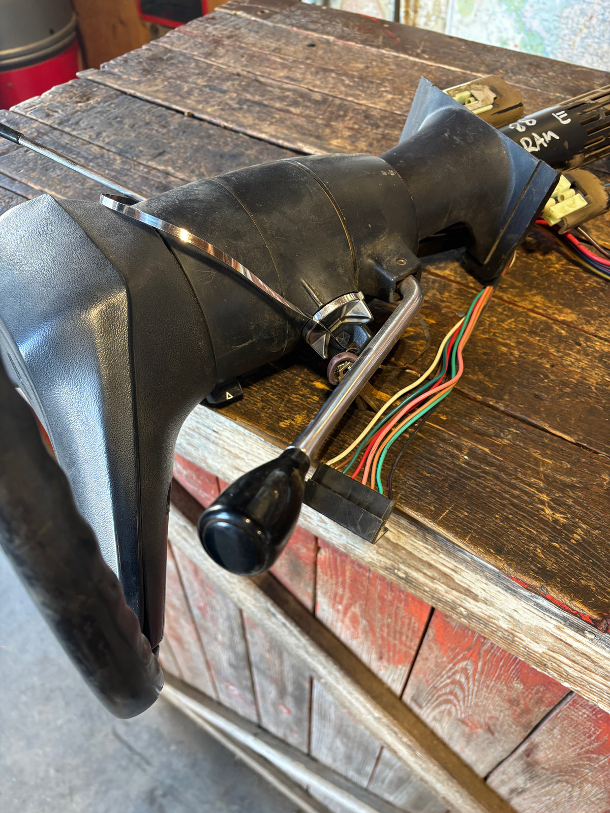 1987 1988 1989 DODGE RAM 250 350 STEERING COLUMN AUTOMATIC W TILT