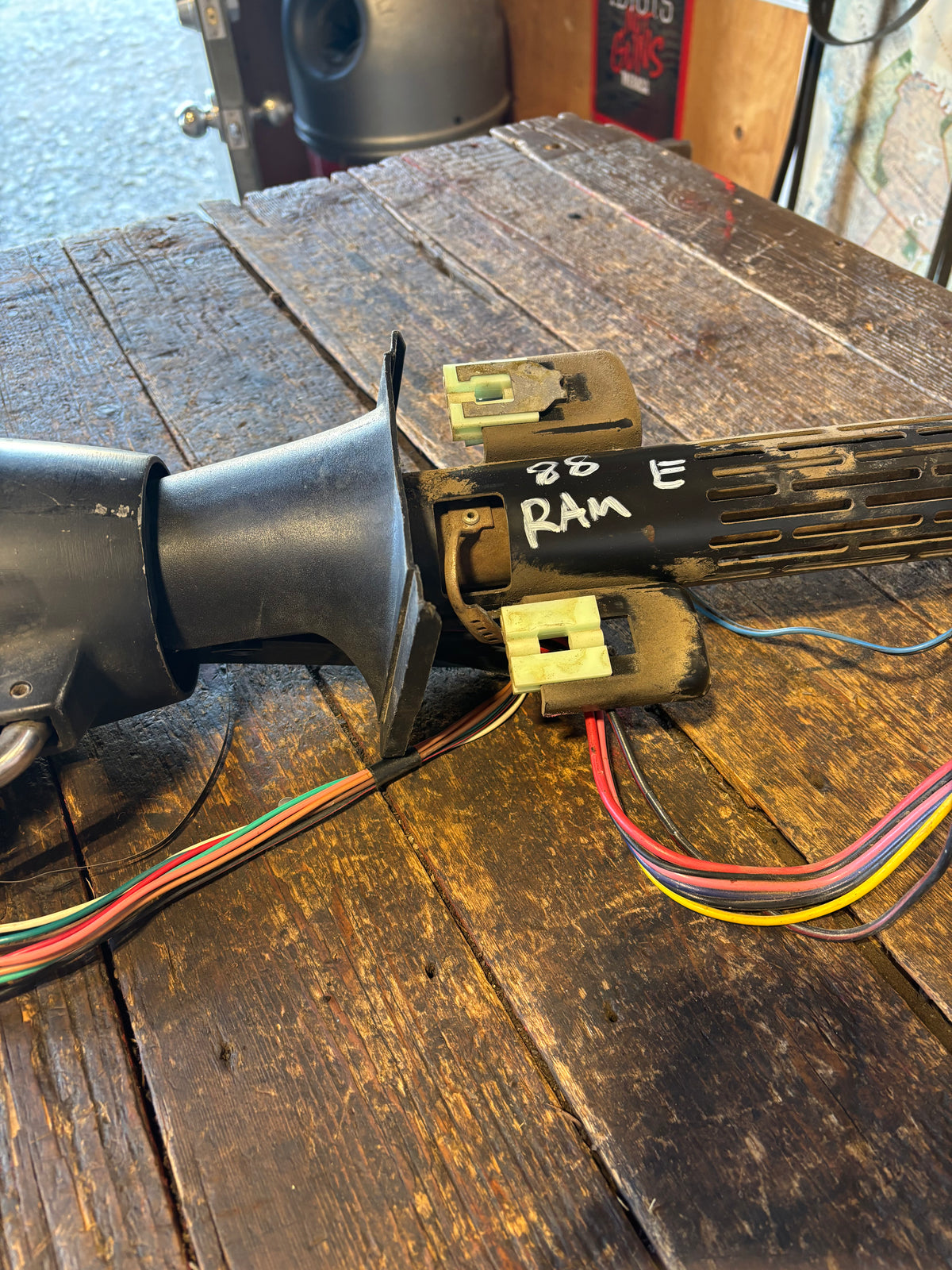 1987 1988 1989 DODGE RAM 250 350 STEERING COLUMN AUTOMATIC W TILT