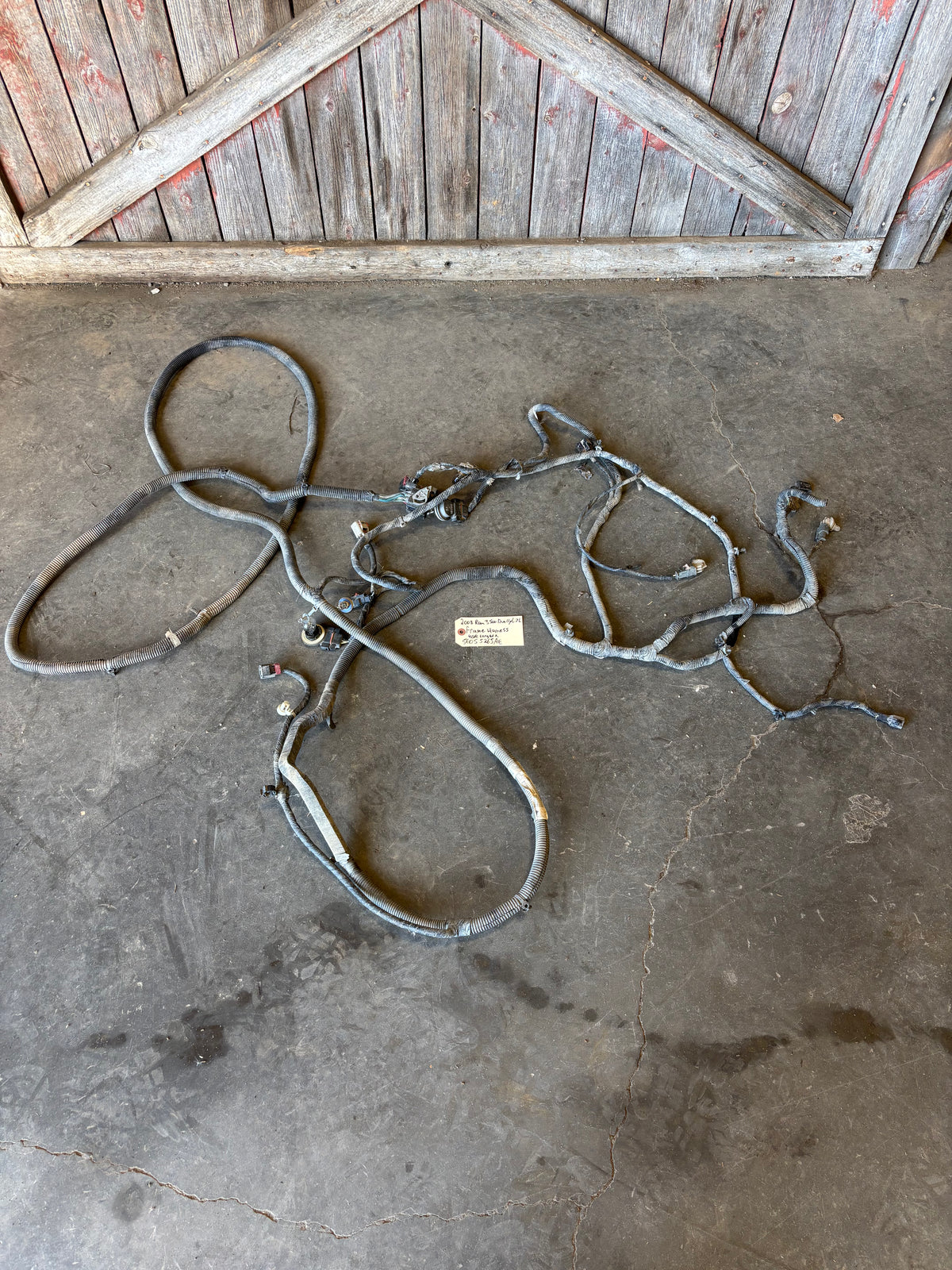 2007 .5 2008 RAM 2500 3500 FRAME CHASSIS WIRING HARNESS 4DOOR LONGBOX 56055265ae