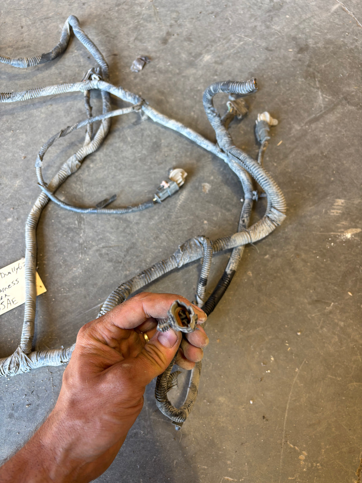 2007 .5 2008 RAM 2500 3500 FRAME CHASSIS WIRING HARNESS 4DOOR LONGBOX 56055265ae