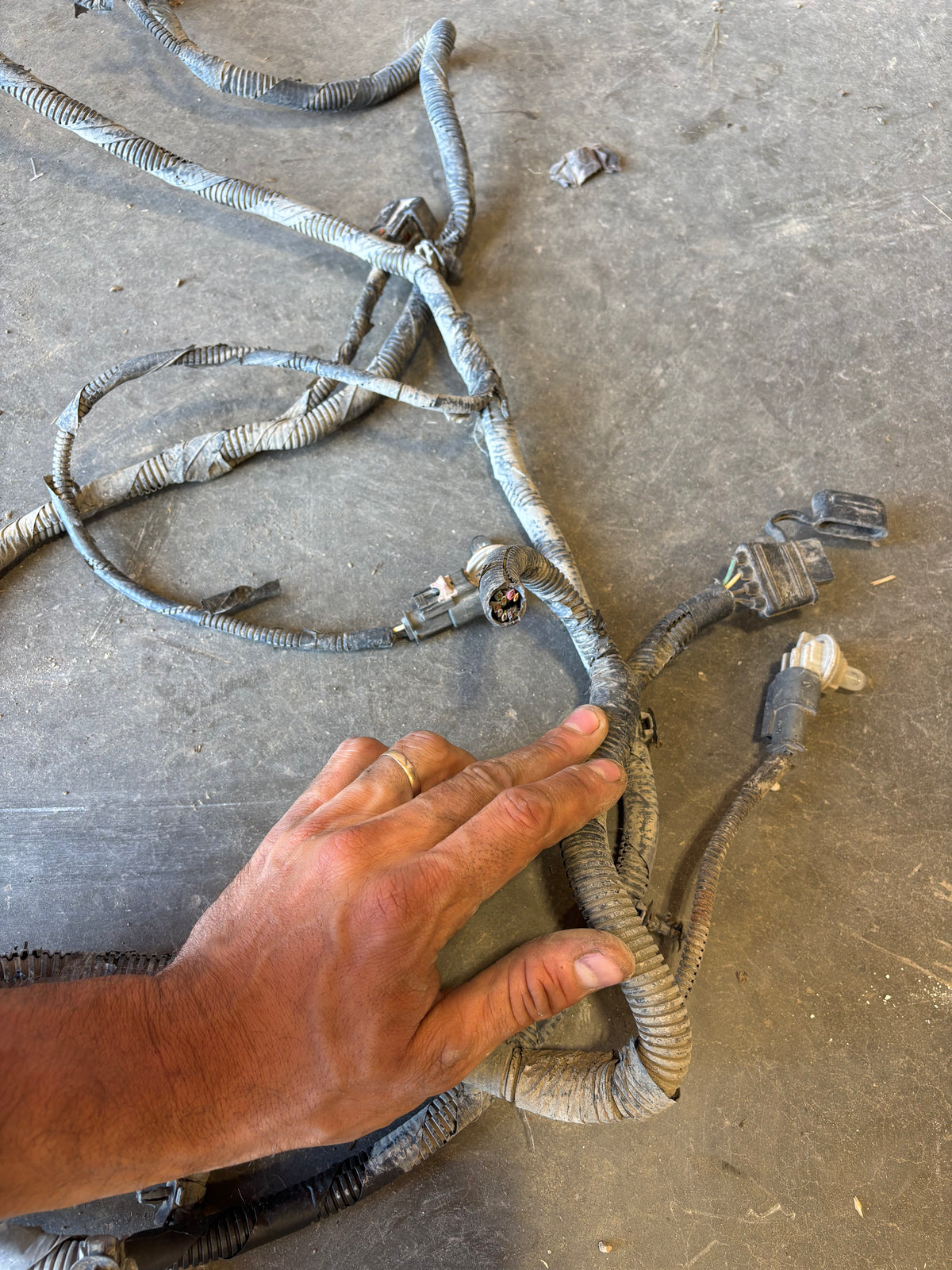 2007 .5 2008 RAM 2500 3500 FRAME CHASSIS WIRING HARNESS 4DOOR LONGBOX 56055265ae