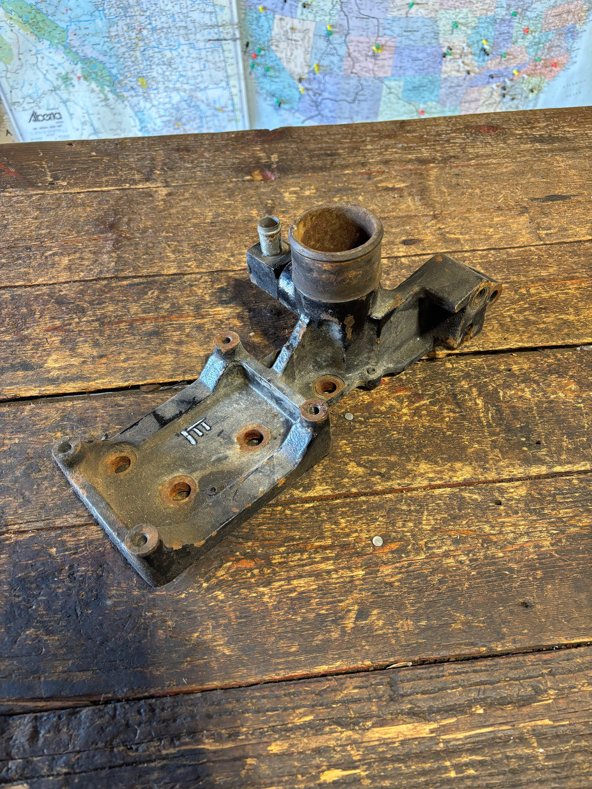 91-02 Dodge Ram Cummins Automatic 12v Or 24v 5.9L Ac Bracket/ Lower Water Neck