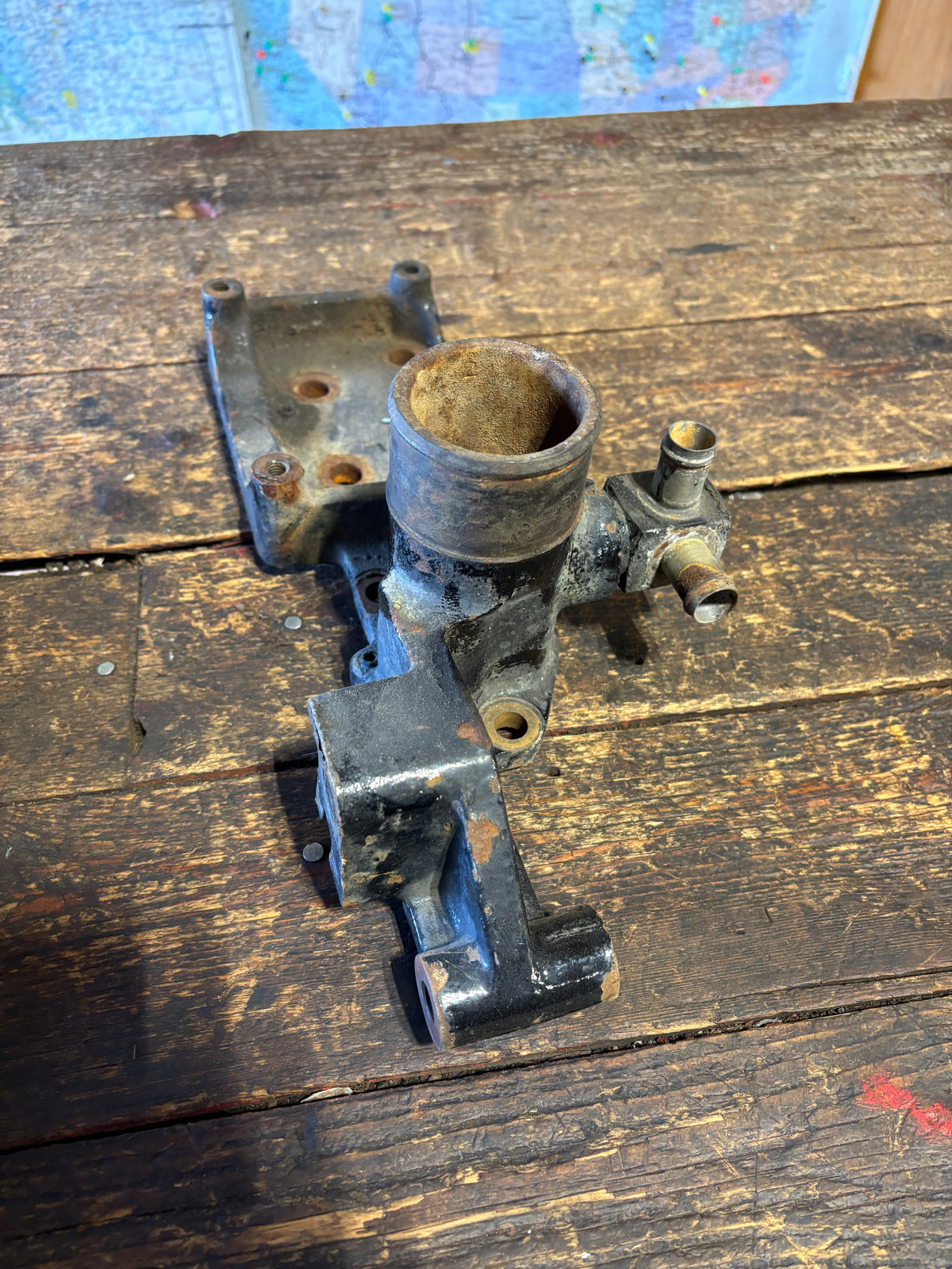 91-02 Dodge Ram Cummins Automatic 12v Or 24v 5.9L Ac Bracket/ Lower Water Neck