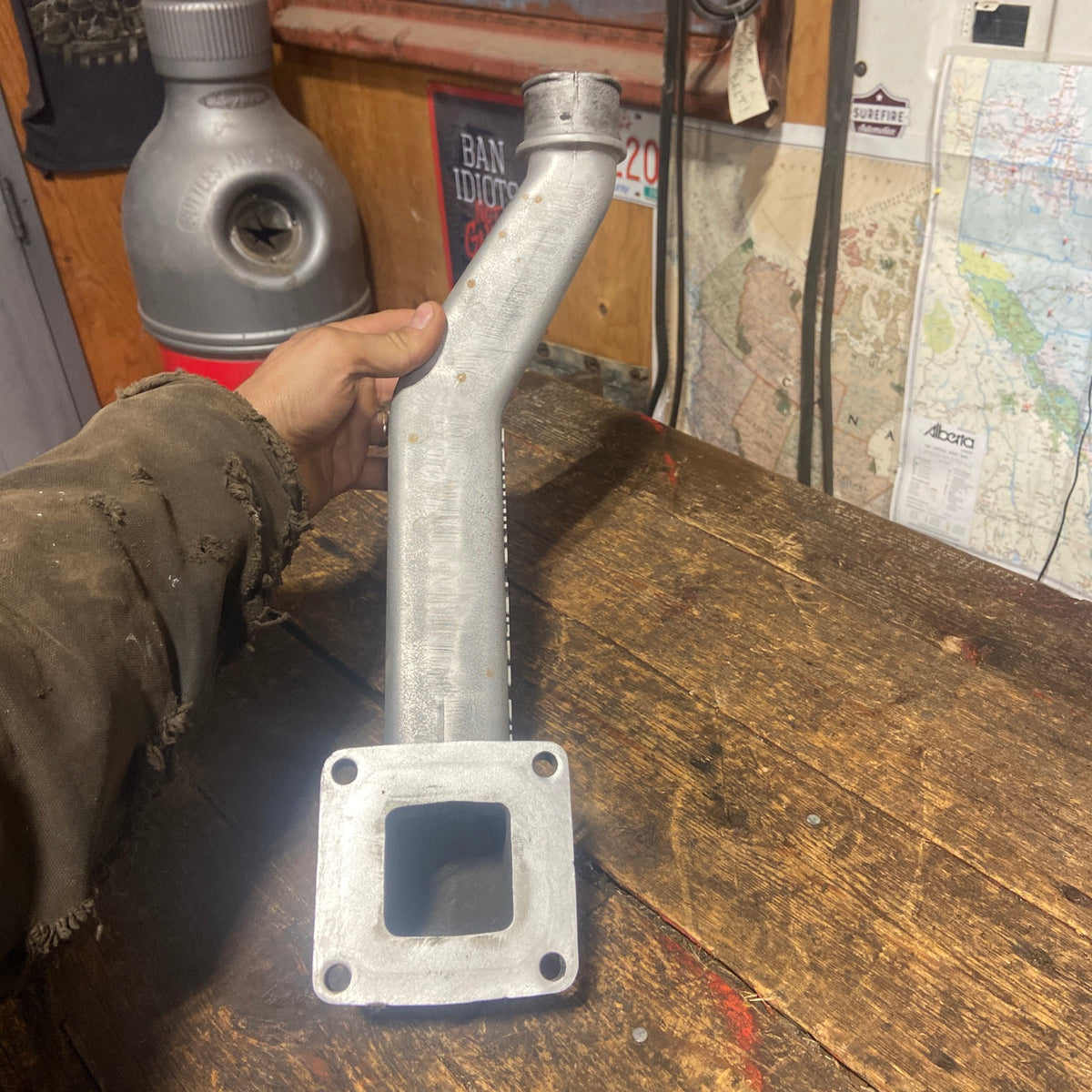 89- &#39;91 Dodge Ram 5.9 Cummins Air Intake Crossover Pipe (Non IC)