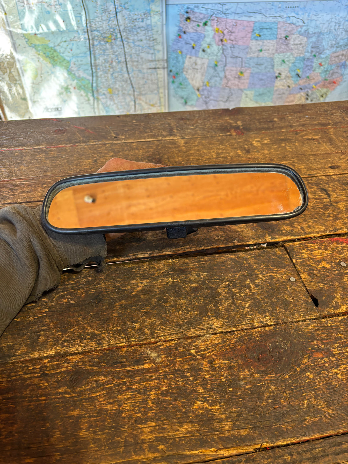 89-93 Dodge Ram Rear View Mirror