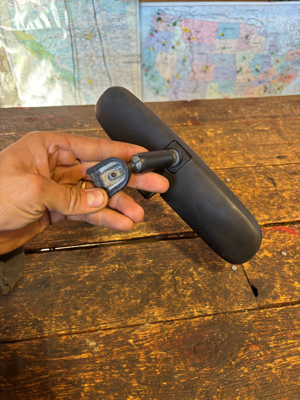 89-93 Dodge Ram Rear View Mirror