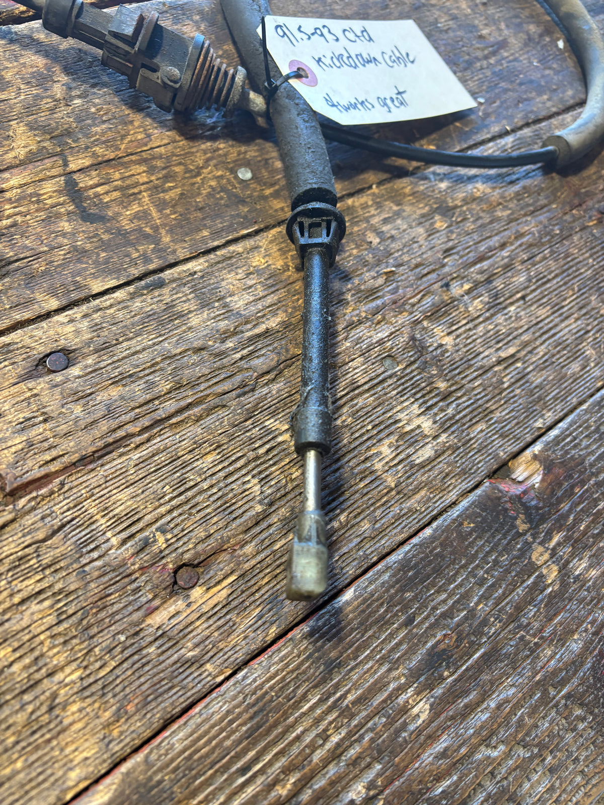 1991 .5 1992 1993 DODGE RAM CUMMINS AUTO TRANSMISSION KICKDOWN CABLE 53009056