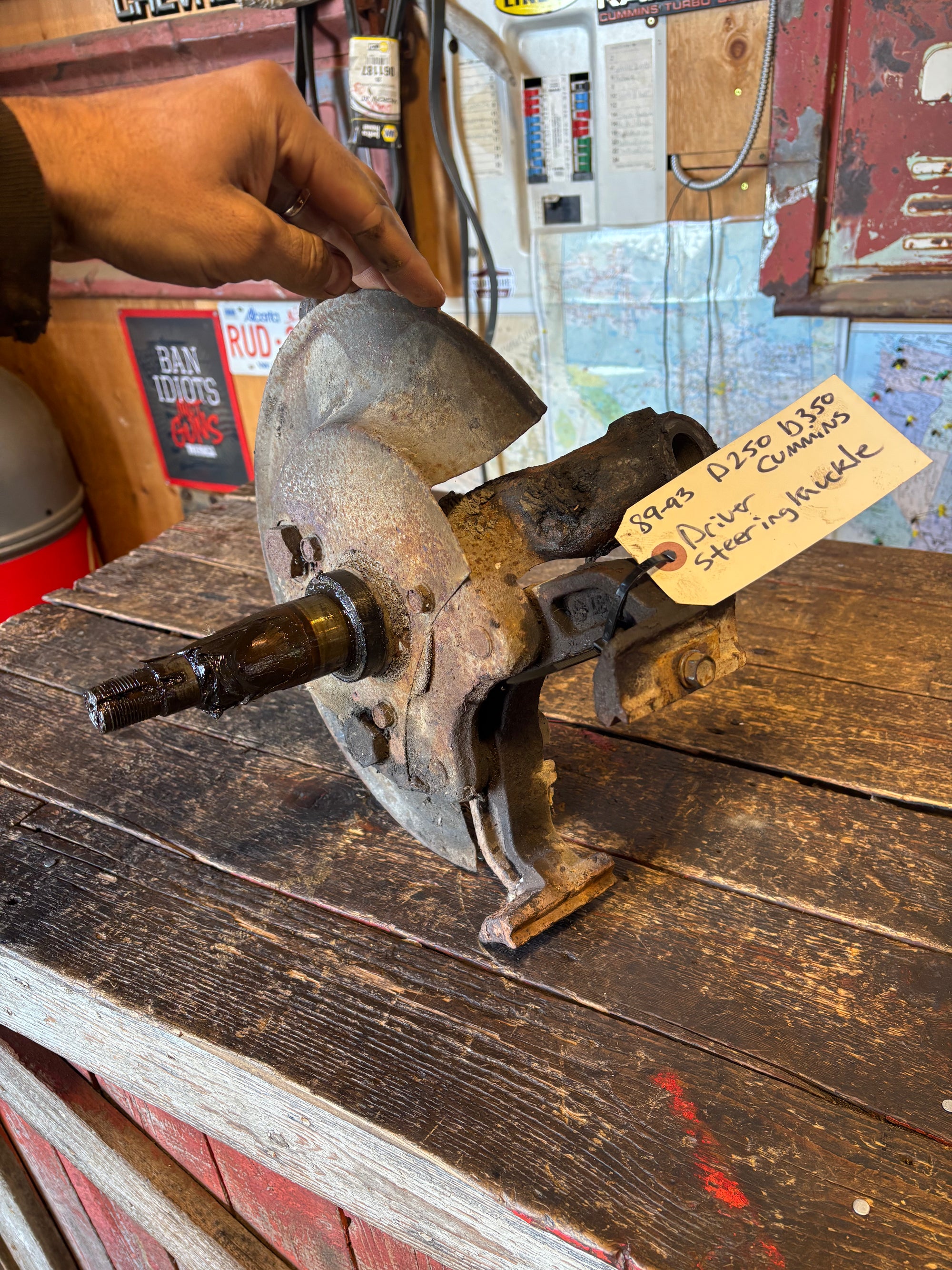 89-'93 Dodge Ram Cummins 2WD D Driver Side Steering Knuckle