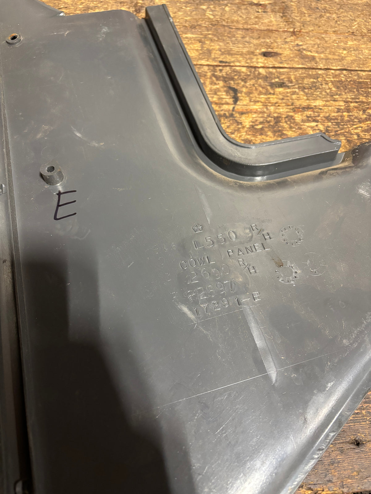 Passenger Side Cowl / Kick Panel 1989-1993 Dodge Ram First Gen Cummins 250 350