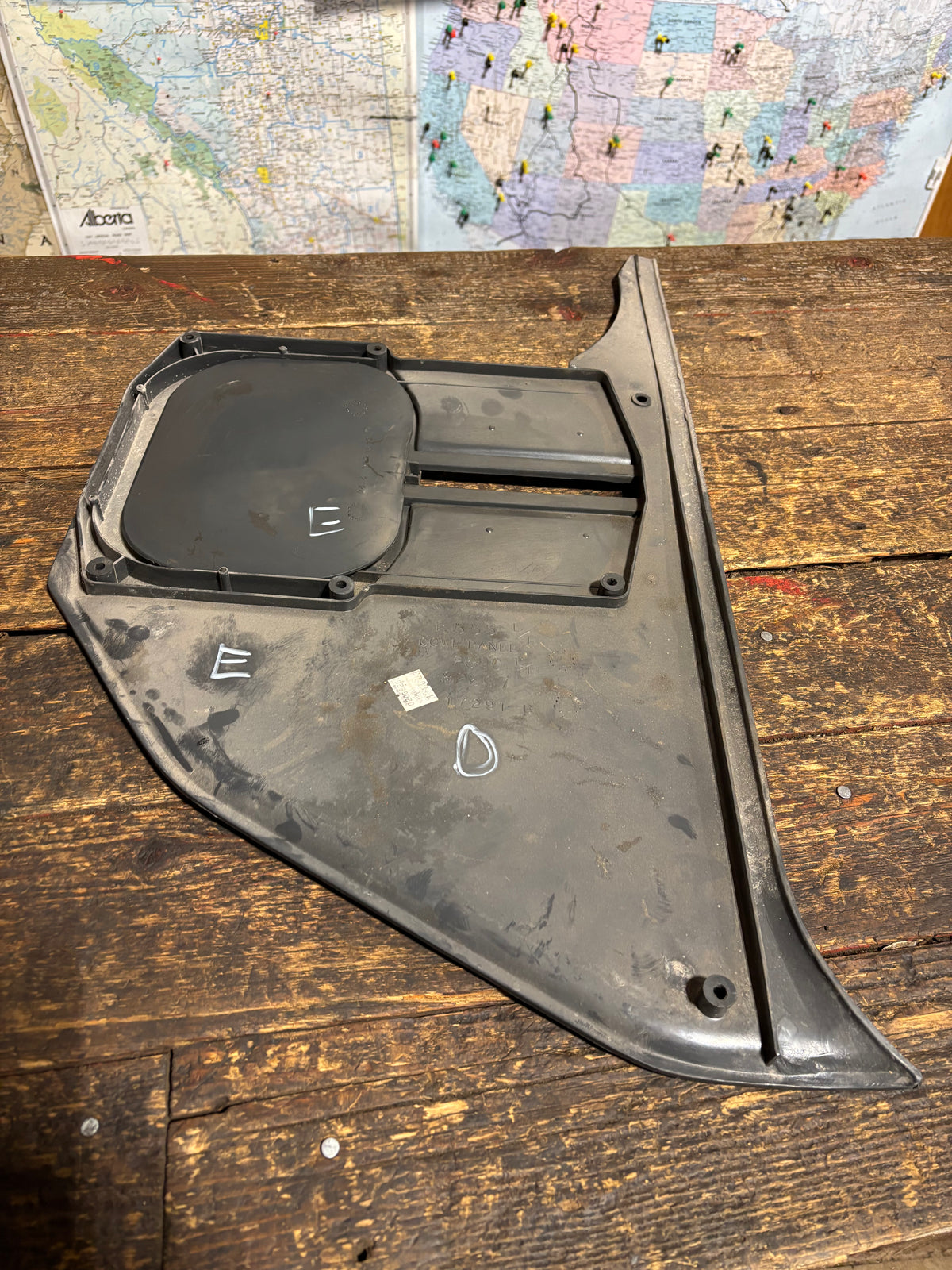 89 - &#39;93 Dodge Ram Driver Left Side Grey Kick Cowl Panel