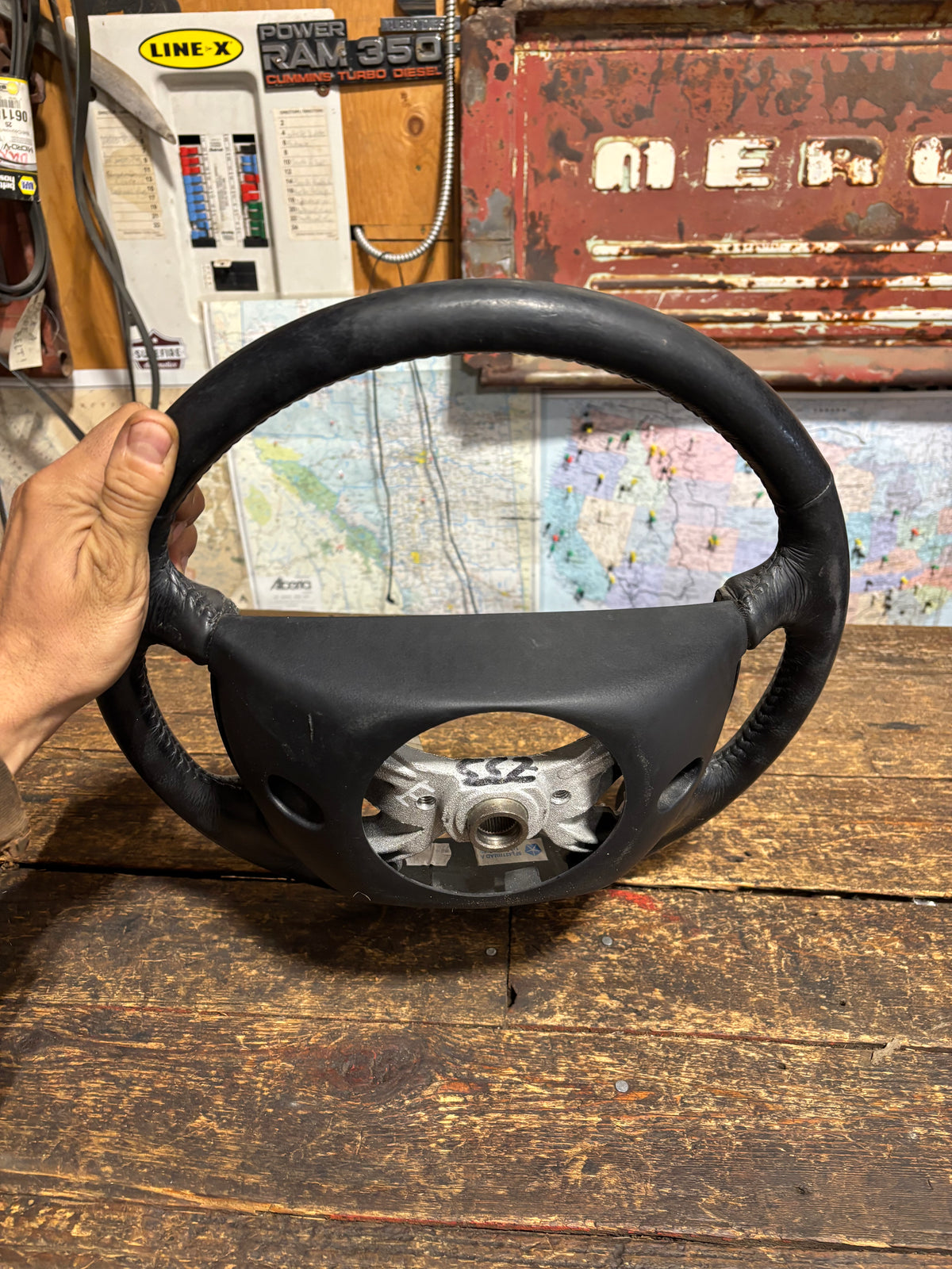 98-02 Dodge Ram Steering Wheel with Volume & Cruise Controls