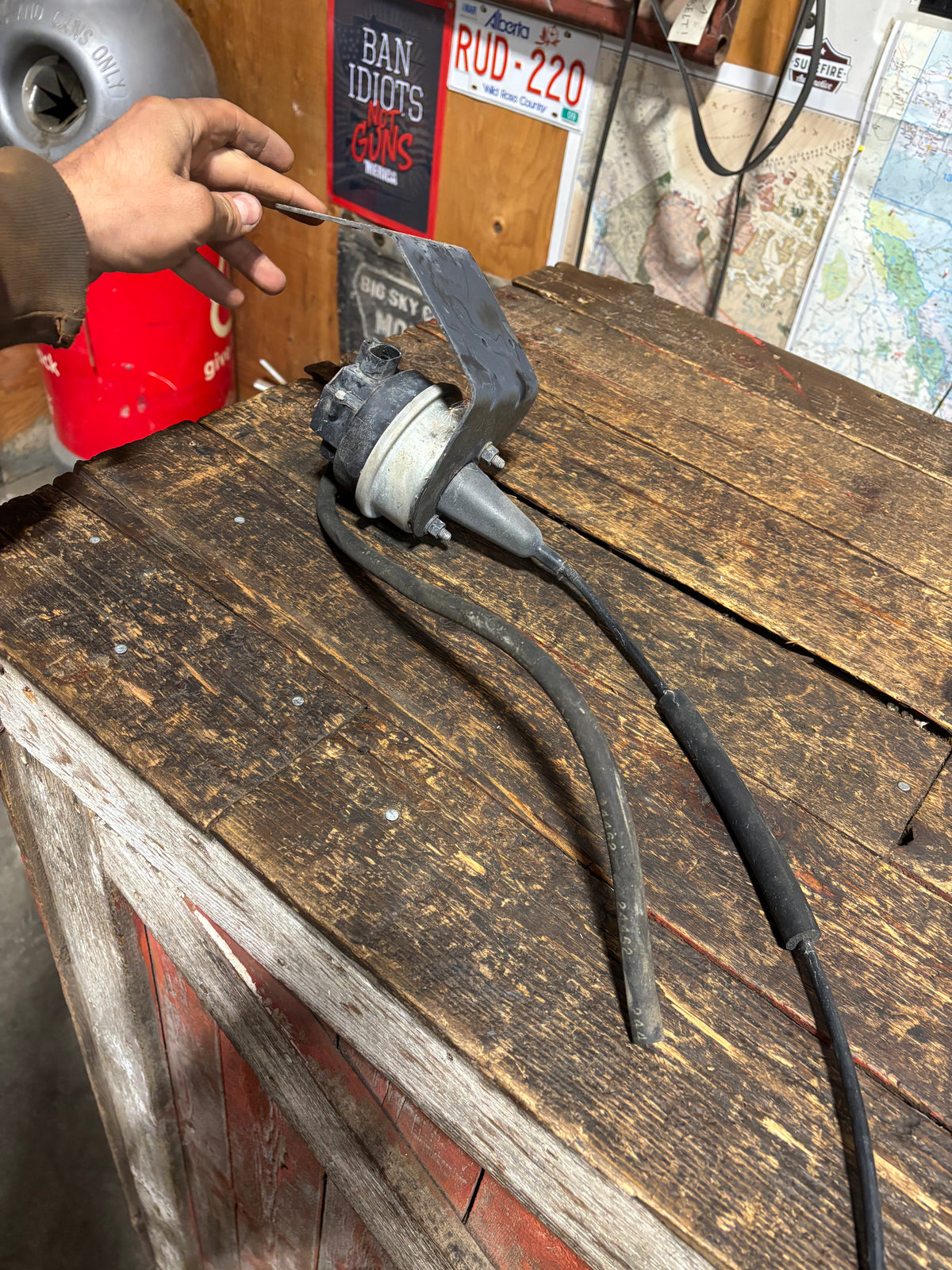 91-93 Dodge Ram Cummins Cruise Control Cable &amp; Actuator