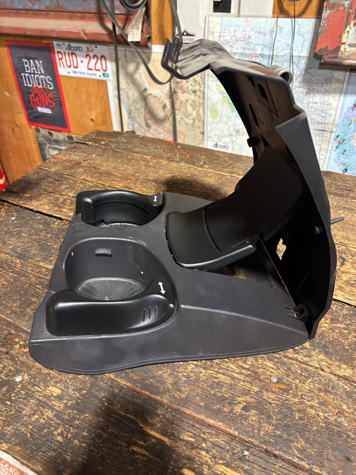 1998-2002 DODGE RAM 1500 2500 3500 AUTOMATIC CUP HOLDER AGATE DARK GREY