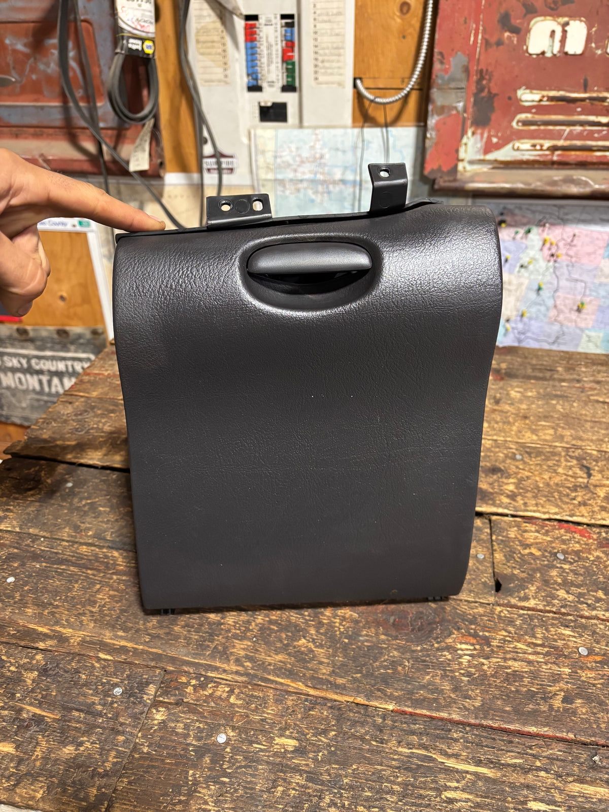 1998-2002 DODGE RAM 1500 2500 3500 AUTOMATIC CUP HOLDER AGATE DARK GREY