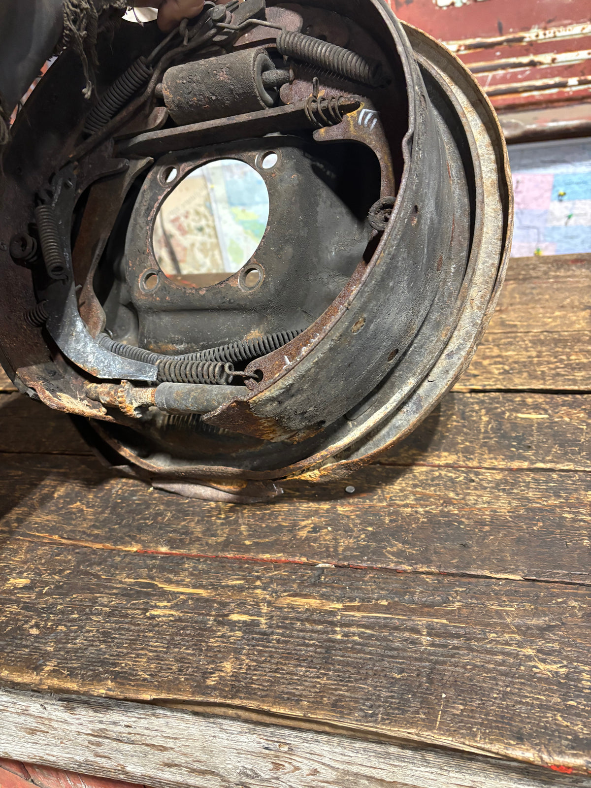 1994 - 1999 DODGE RAM 3500 DANA 80 DUALLY BACKING PLATE PASSENGER SIDE