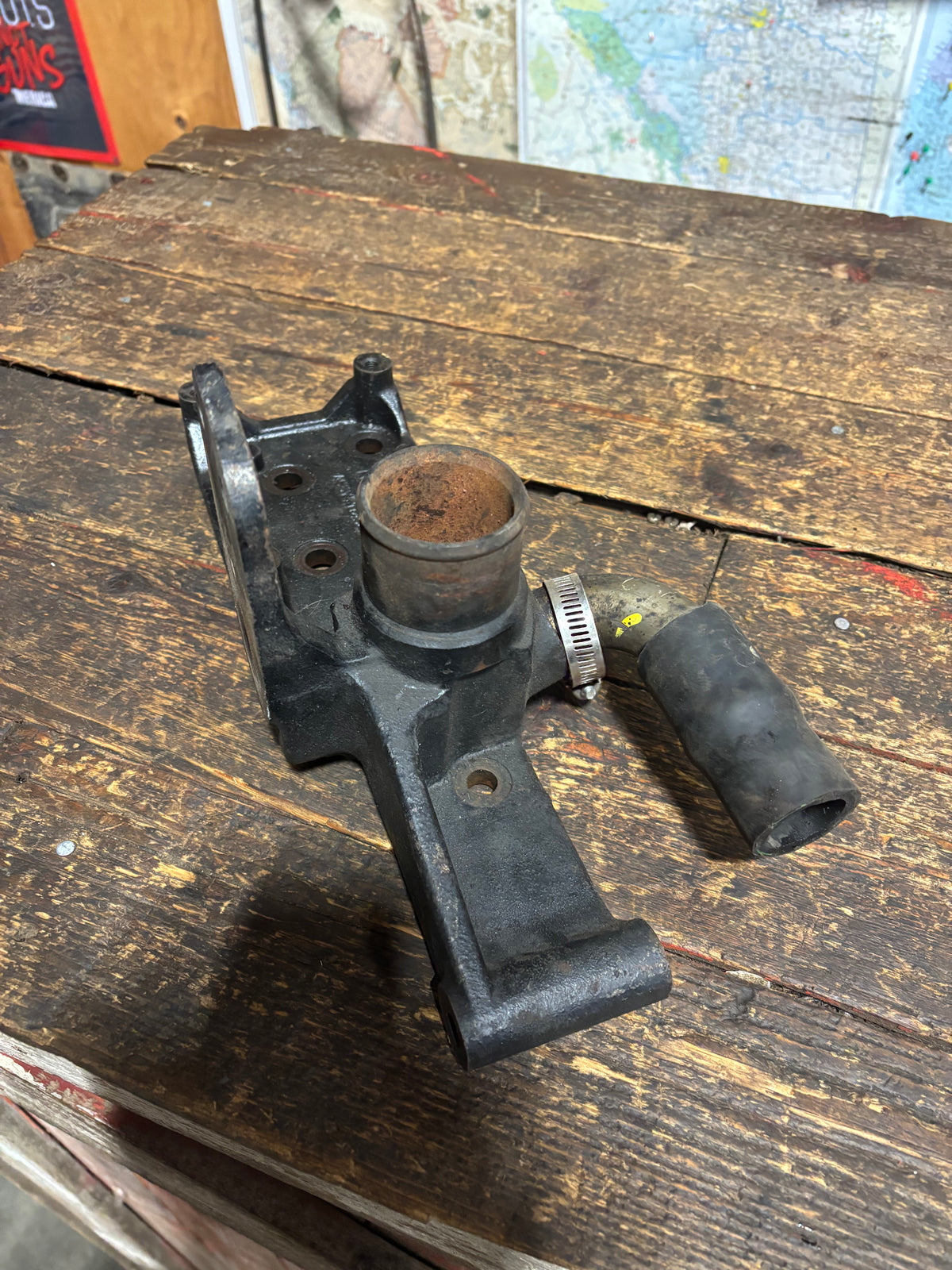 2007 .5 2008 2009 DODGE RAM 6.7L CUMMINS AC ALTERNATOR BRACKET 4938691 , 4940624