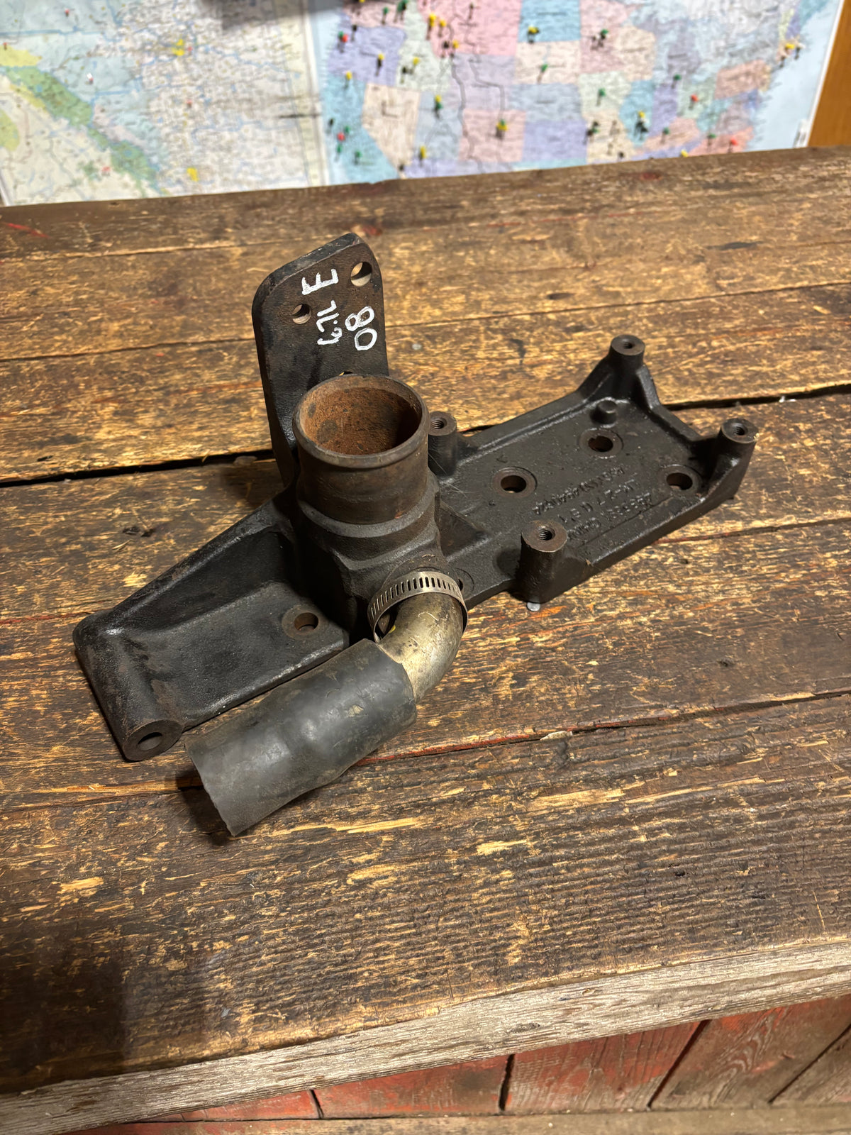 2007 .5 2008 2009 DODGE RAM 6.7L CUMMINS AC ALTERNATOR BRACKET 4938691 , 4940624