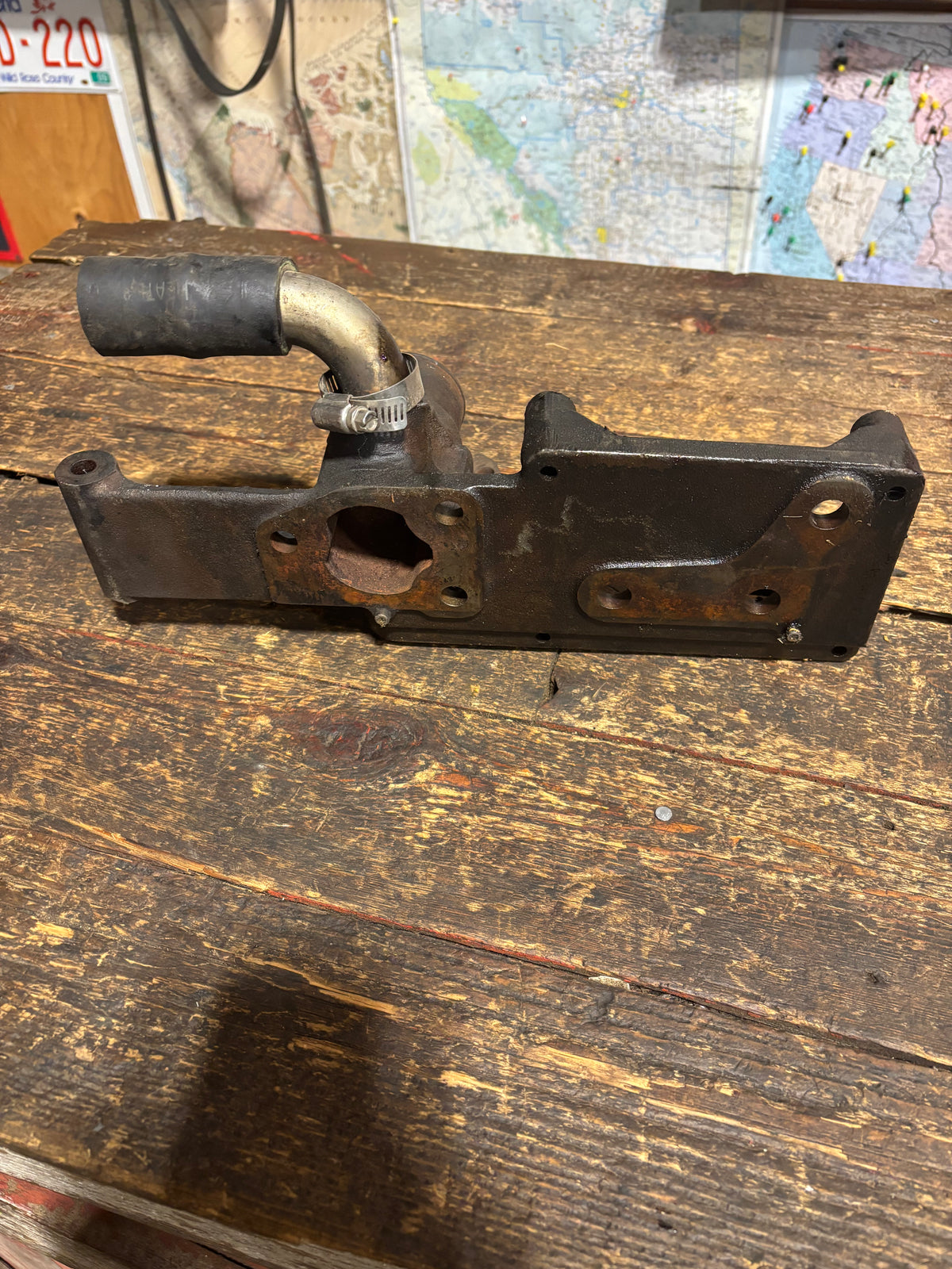 2007 .5 2008 2009 DODGE RAM 6.7L CUMMINS AC ALTERNATOR BRACKET 4938691 , 4940624