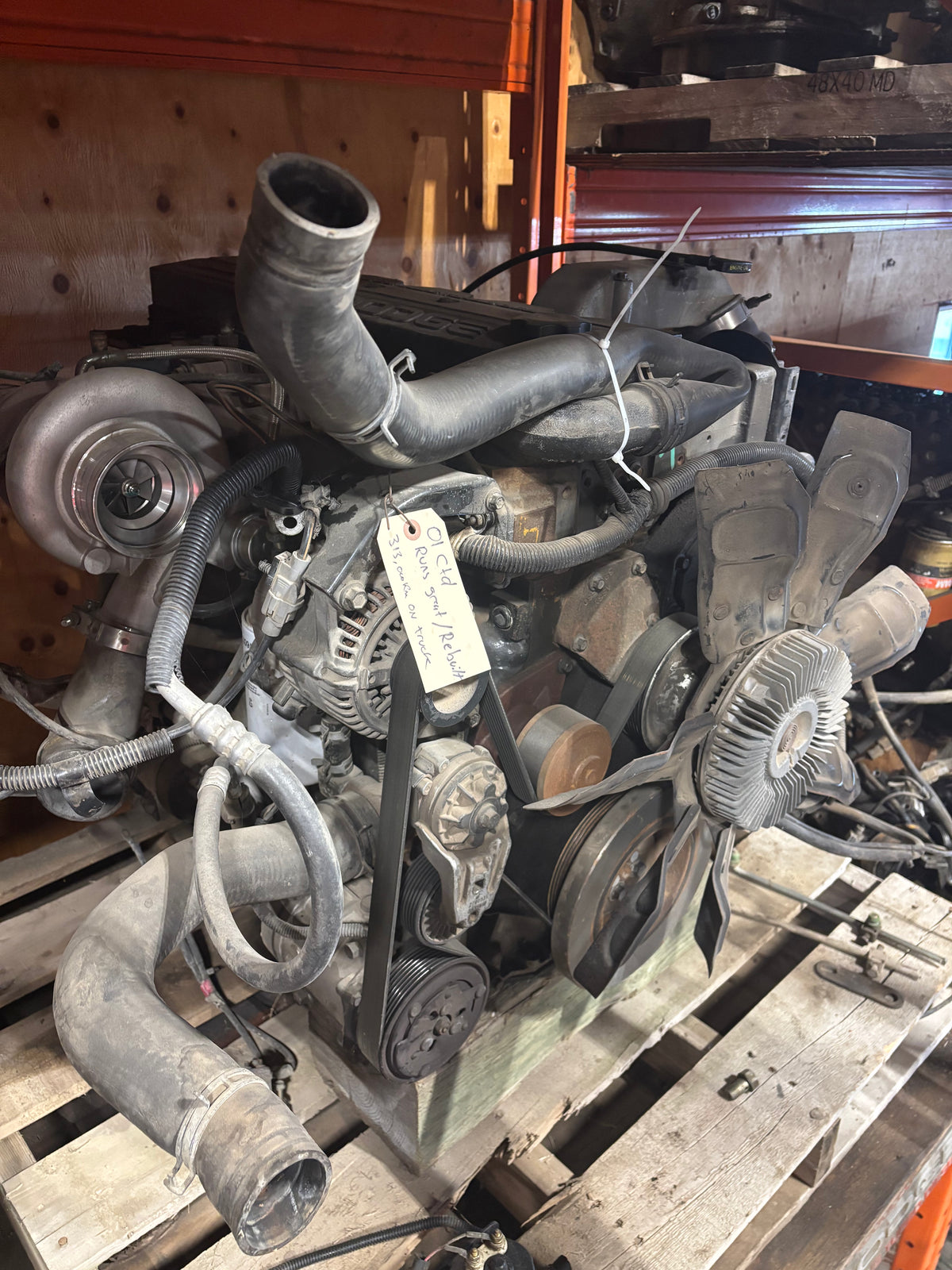 2001 DODGE 5.9L 24V CUMMINS HIGH OUTPUT 313,000KMS