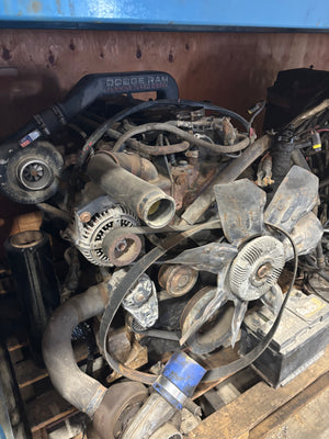 1989-1991 5.9L 12V VE PUMP NON INTERCOOLED MOTOR 370,000KMS