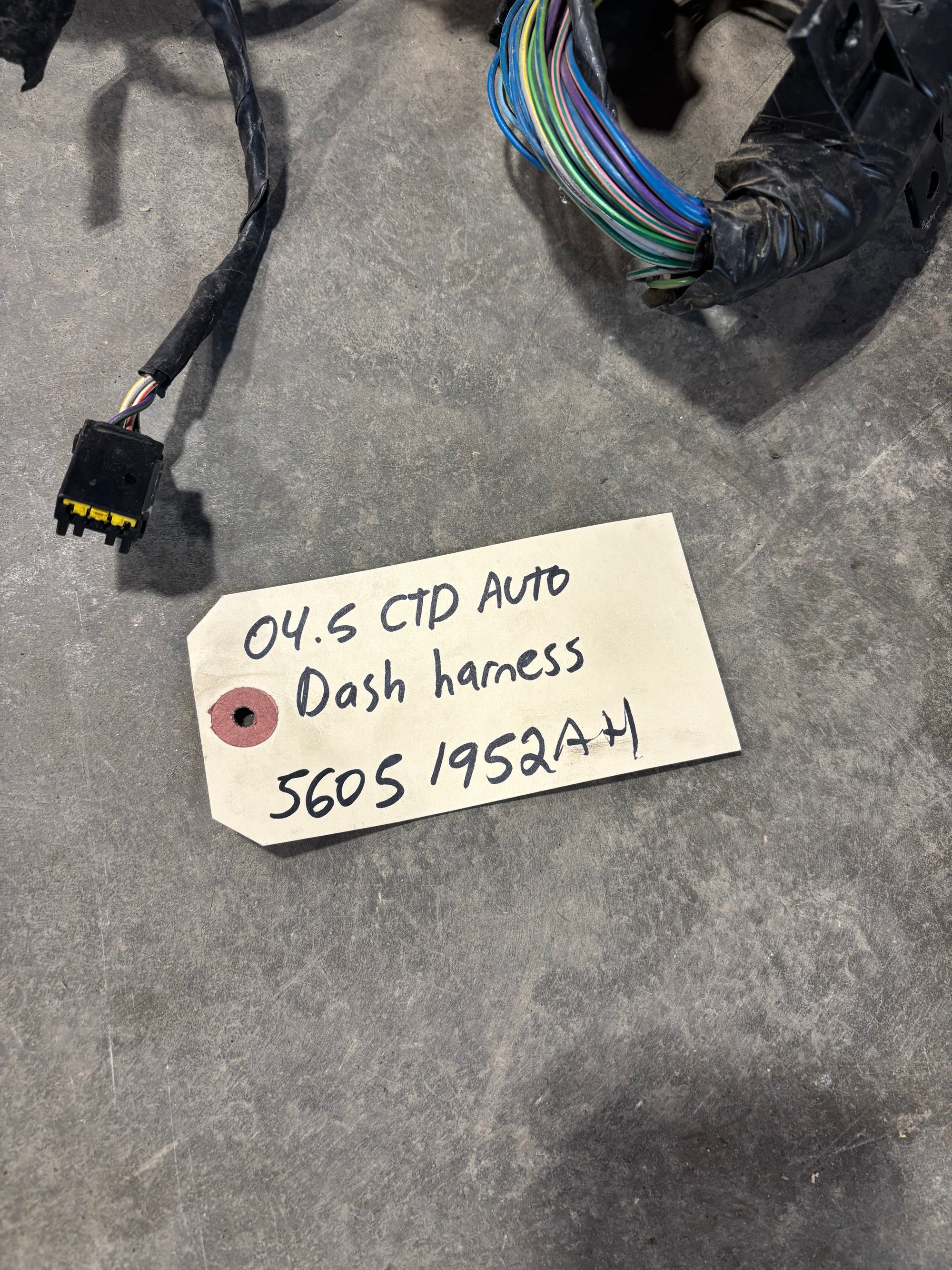 04 Dodge Ram Cummins Automatic Laramie Dash Harness