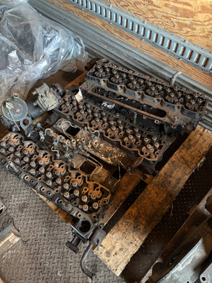 VARIOUS HEADS / CUMMINS MOTOR PARTS FOR SALE