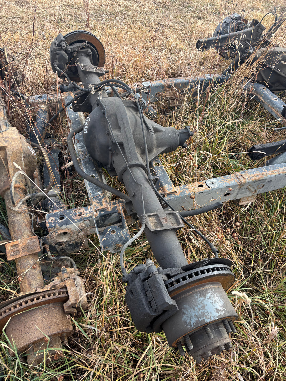 2001.5 2002 RAM 2500 CUMMINS DANA 80 SRW 355 GEARS REAR DIFF DISC BRAKES, LOCKER