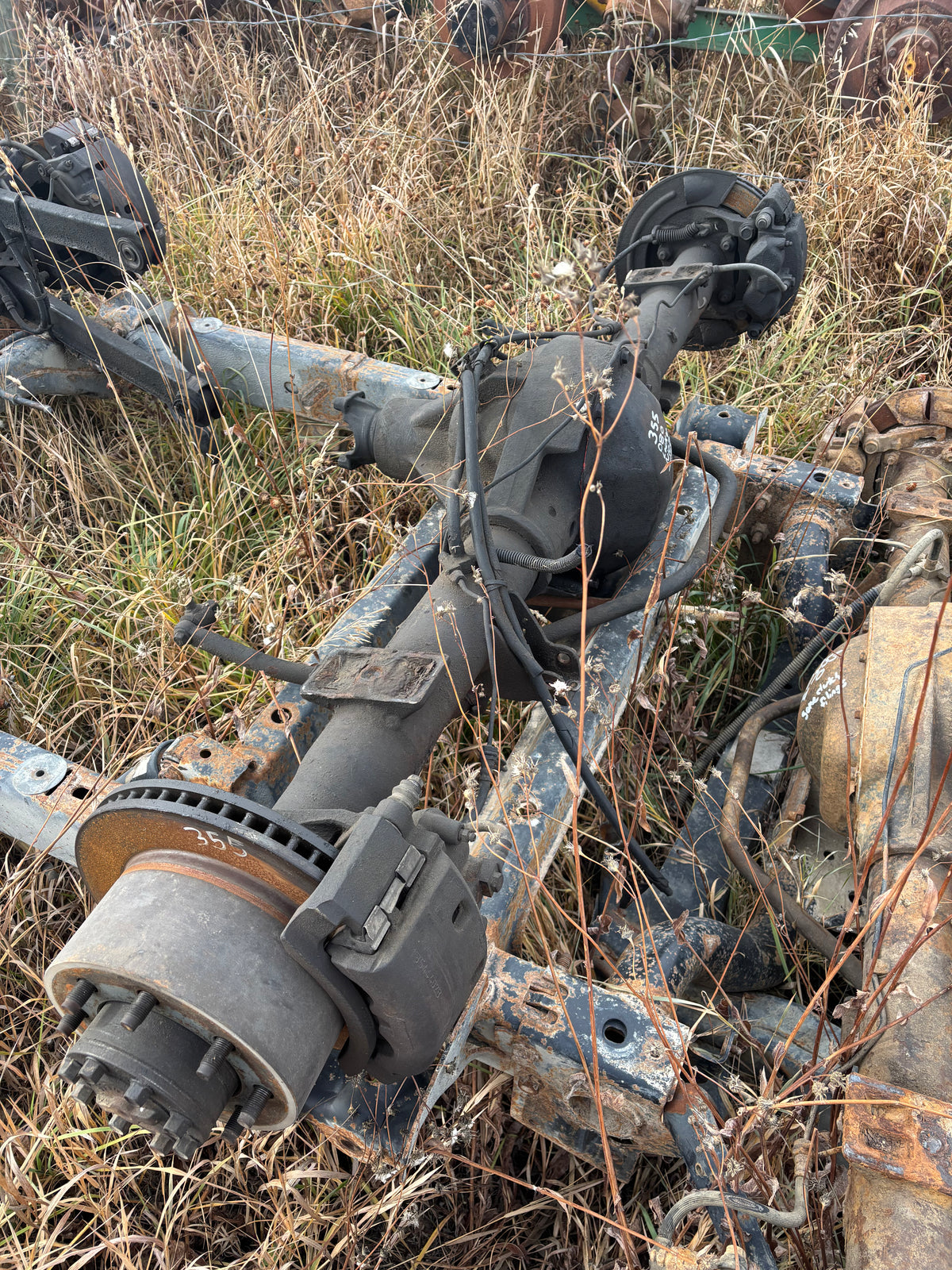 2001.5 2002 RAM 2500 CUMMINS DANA 80 SRW 355 GEARS REAR DIFF DISC BRAKES, LOCKER