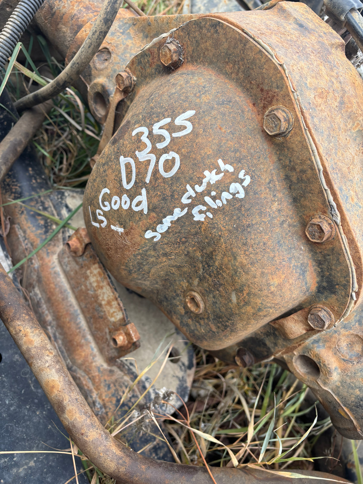 2001.5-2002 RAM 2500 CUMMINS REAR DANA 70 355 WITH DISC BRAKES, LOCKER