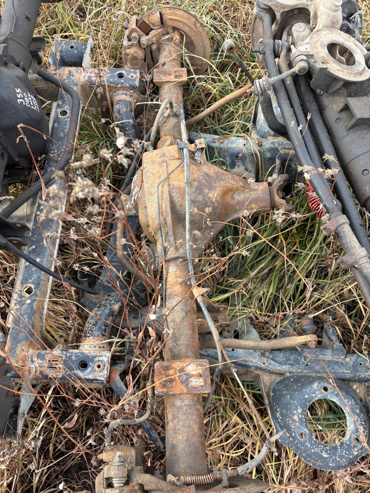 2001.5-2002 RAM 2500 CUMMINS REAR DANA 70 355 WITH DISC BRAKES, LOCKER