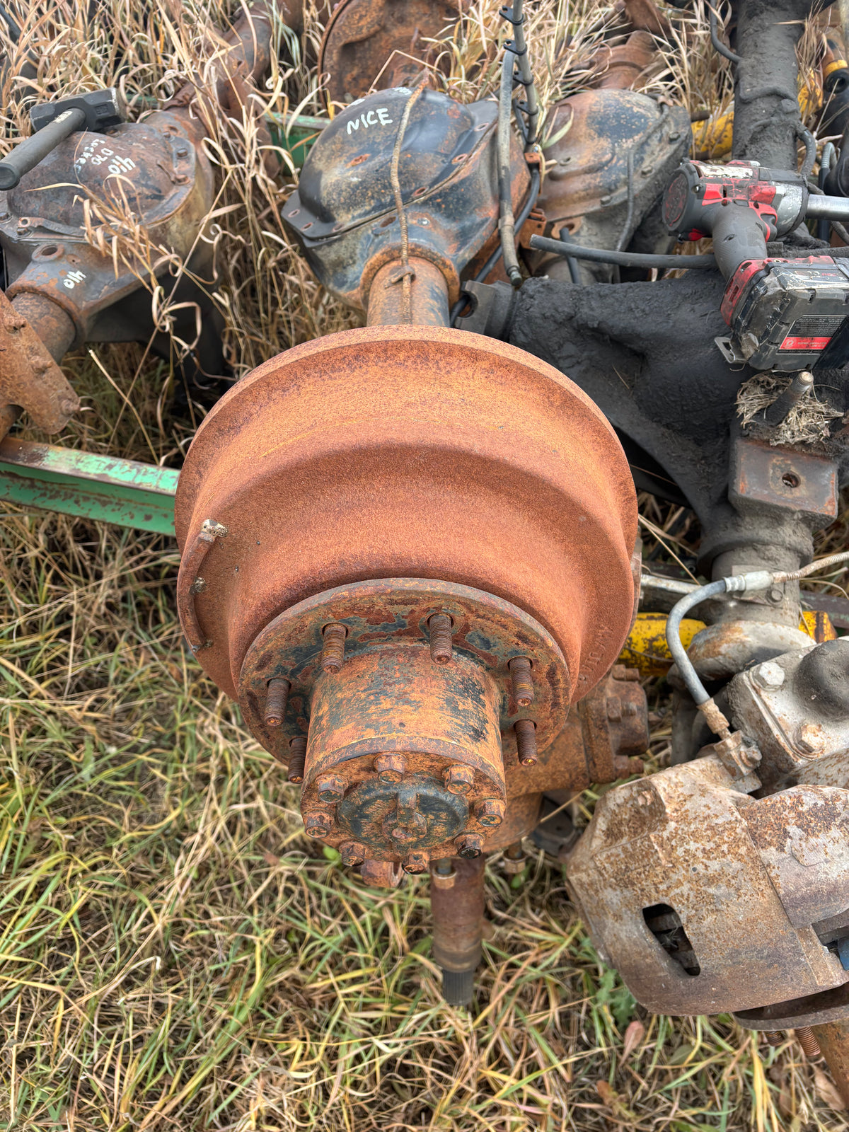 1989-1993 RAM 250 CUMMINS DANA 70 SRW REAR DIFF 307 GEARS OPEN