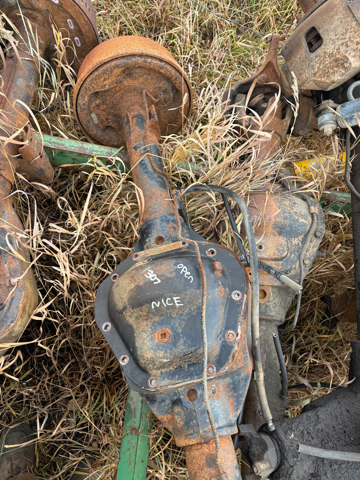 1989-1993 RAM 250 CUMMINS DANA 70 SRW REAR DIFF 307 GEARS OPEN