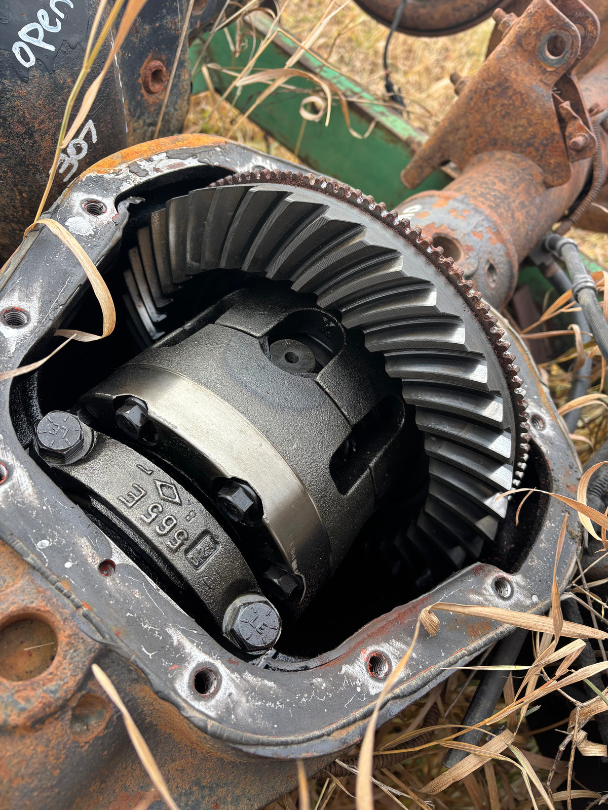 1994-2001 RAM 2500 DANA 70 SINGLE WHEEL REAR DIFF 410 WITH NEW GEARS