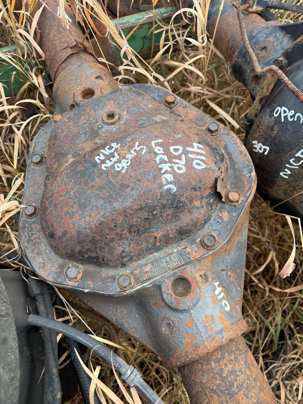 1994-2001 RAM 2500 DANA 70 SINGLE WHEEL REAR DIFF 410 WITH NEW GEARS