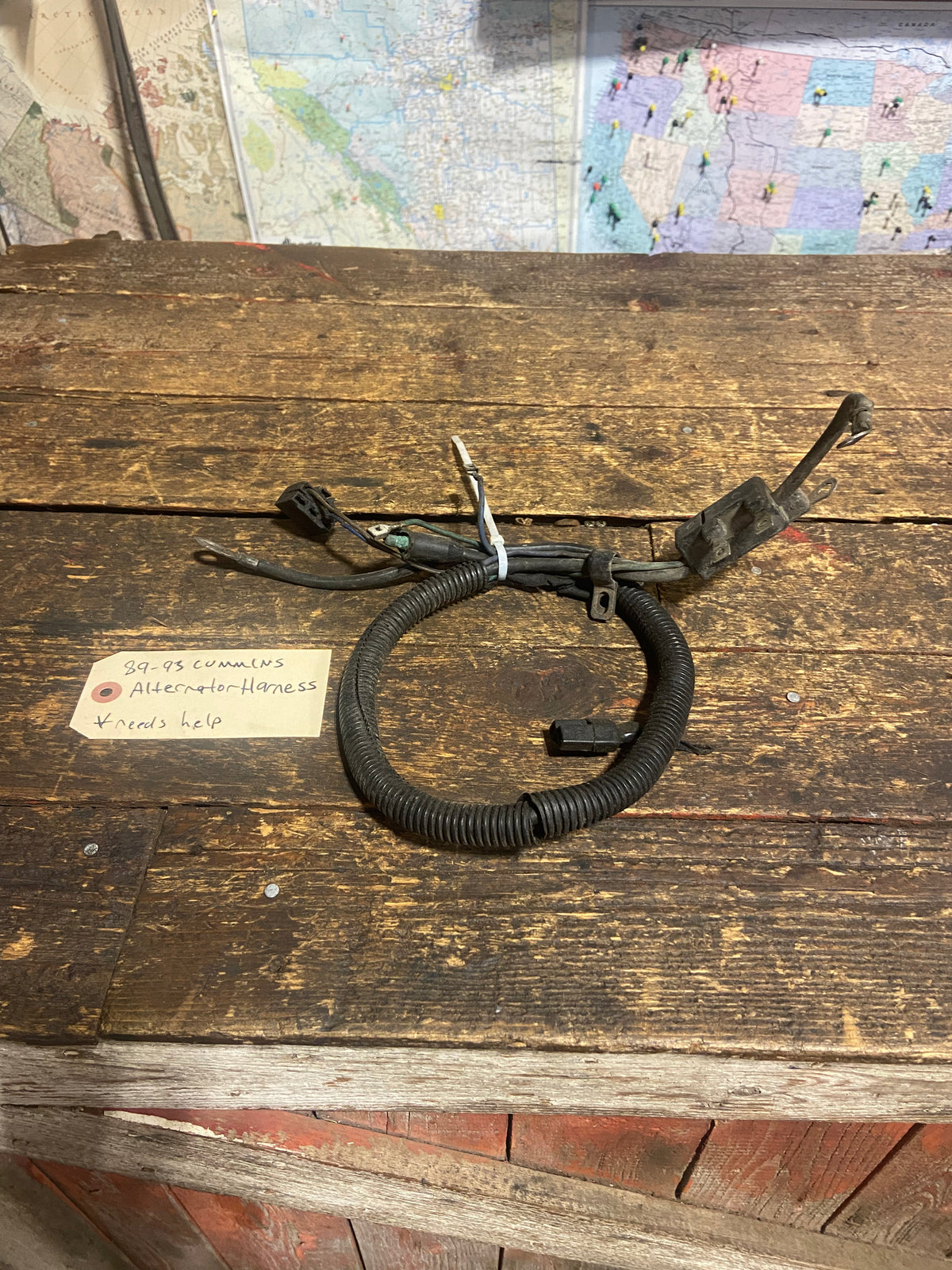 89-&#39;93 Dodge Ram 5.9L 1st Gen Cummins Alternator Harness