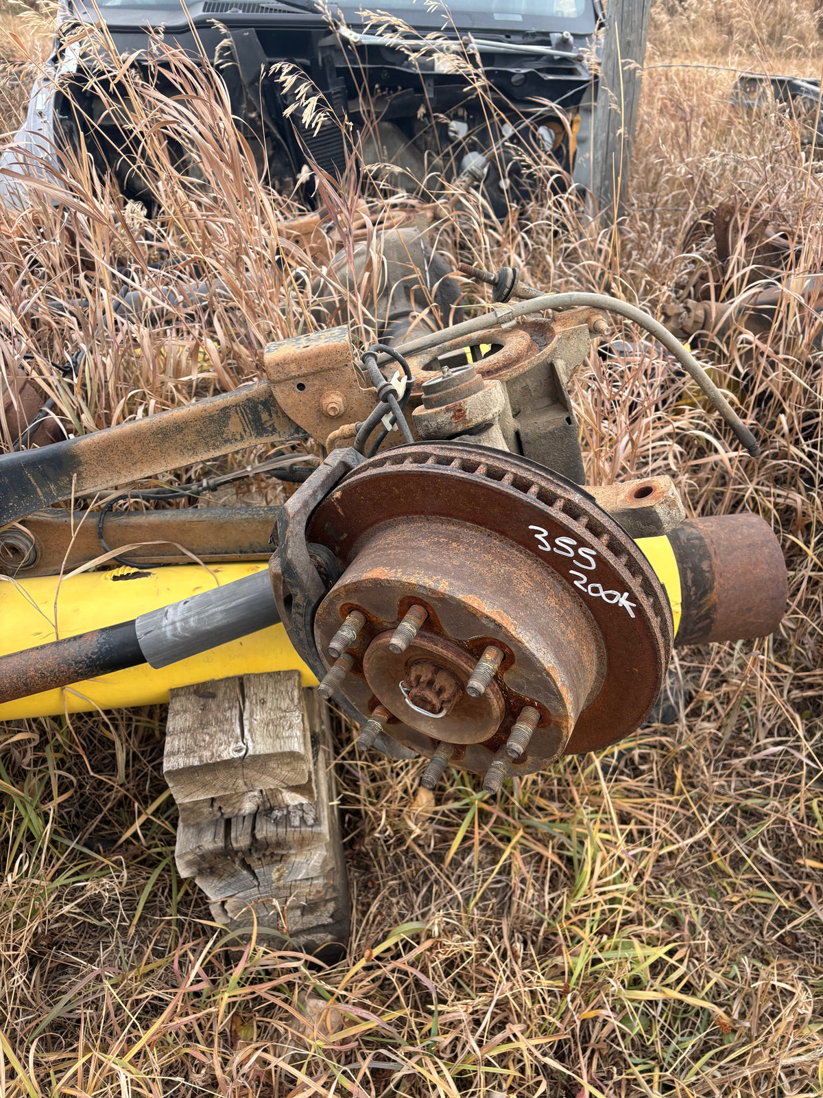 2000-2002 RAM 2500/3500 DANA 60 FRONT DIFF 355 GEARS HAS CAD, 200KM