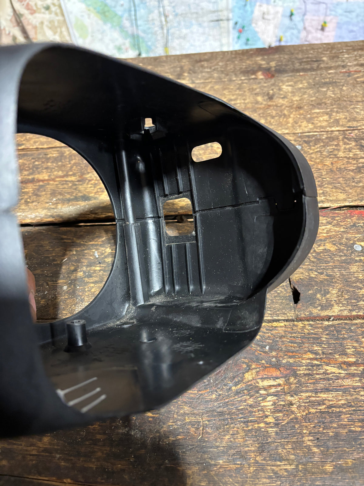 1994-2002 DODGE RAM 2500 3500 STEERING COLUMN COVER SHROUD BLACK WITH TILT