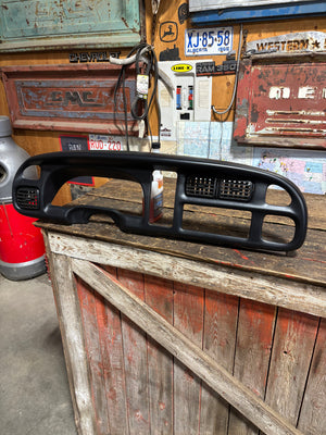 OEM '98 Dodge Ram Dash Bezel Gauge Cluster Radio Surround
