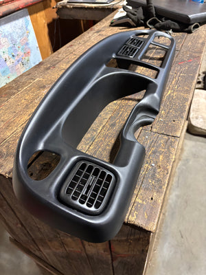 OEM '98 Dodge Ram Dash Bezel Gauge Cluster Radio Surround