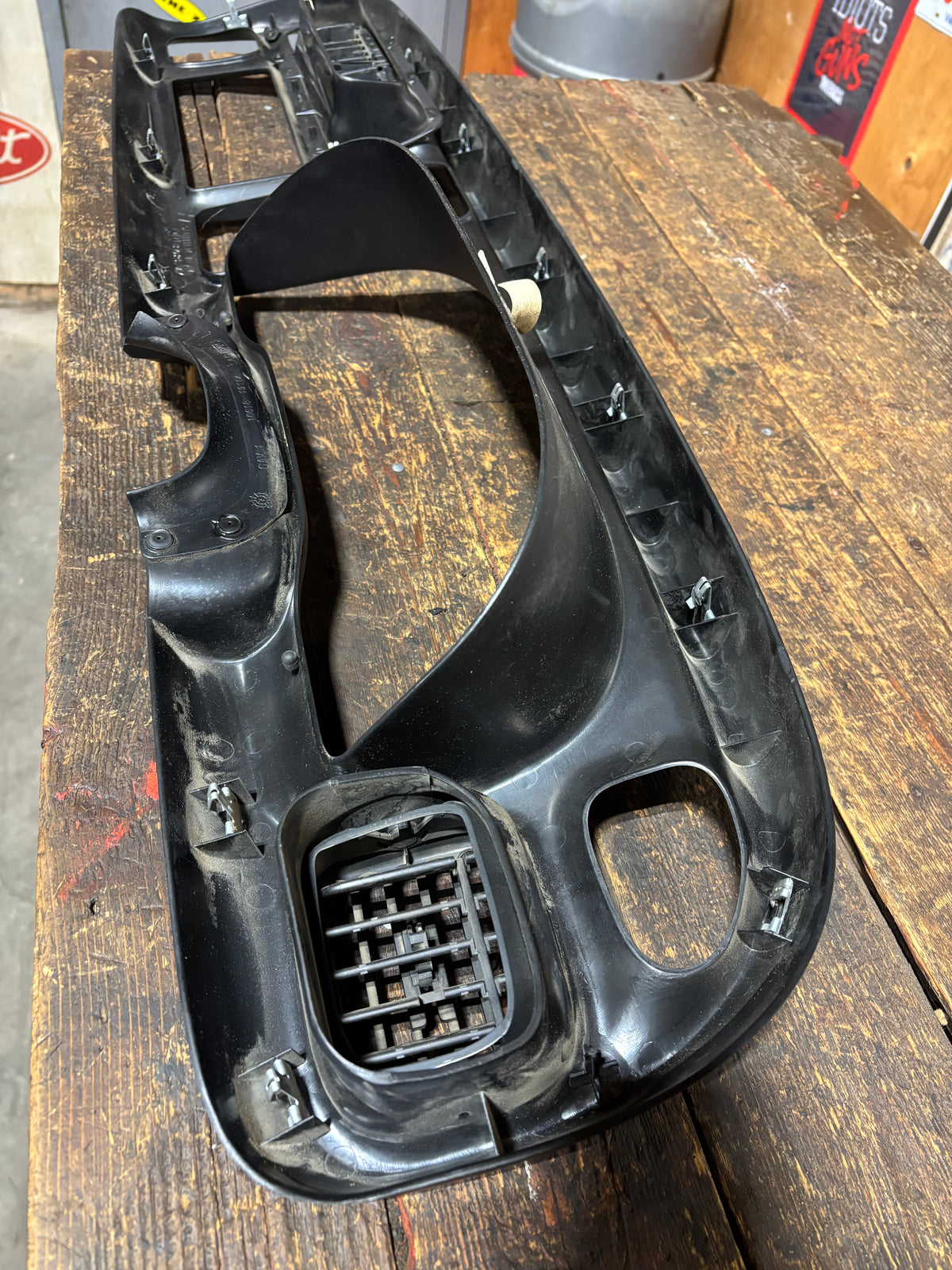 OEM &#39;98 Dodge Ram Dash Bezel Gauge Cluster Radio Surround